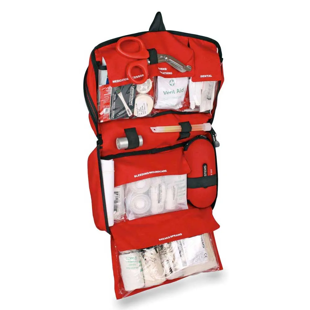 Lifesystems Mountain Leader Pro Førstehjelpsutstyr, Red, One Size
