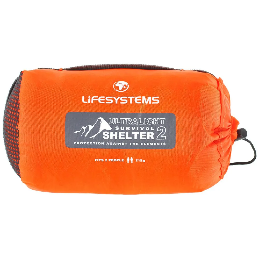 Lifesystems Ultralight Survival Shelter 2p Nødly, Orange, 2 Steder Lifesystems Ultralight Survival Shelter 2p Nødly, Orange, 2 Steder