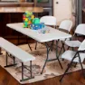 Lifetime 184x76x73.5 Cm Uv100 Ultra-resistant Folding Bord, Multicolour, One Size
