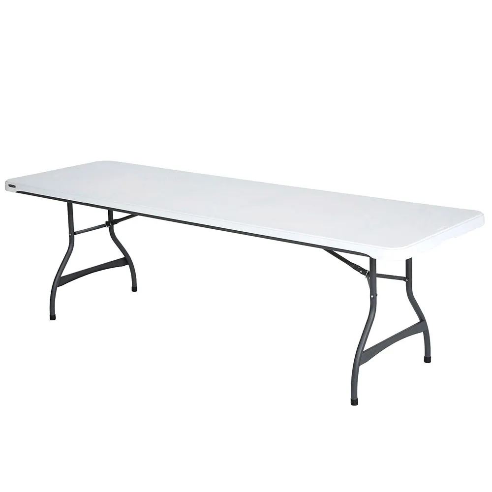 Lifetime 92124 Sammenleggbart Campingbord unisex, White / grey, 244 x 76 x 74cm Lifetime 92124 Sammenleggbart Campingbord unisex, White / grey, 244 x 76 x 74cm