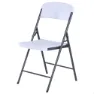 Lifetime 92125 Sammenleggbar Stol I Aluminium unisex, White / grey, 47 x 50 x 84.5cm