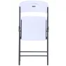 Lifetime 92125 Sammenleggbar Stol I Aluminium unisex, White / grey, 47 x 50 x 84.5cm