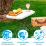 Lifetime Personal 66x46x Uv100 61-66-71 Cm Bord, White, One Size