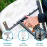 Lifetime Personal 66x46x Uv100 61-66-71 Cm Bord, White, One Size