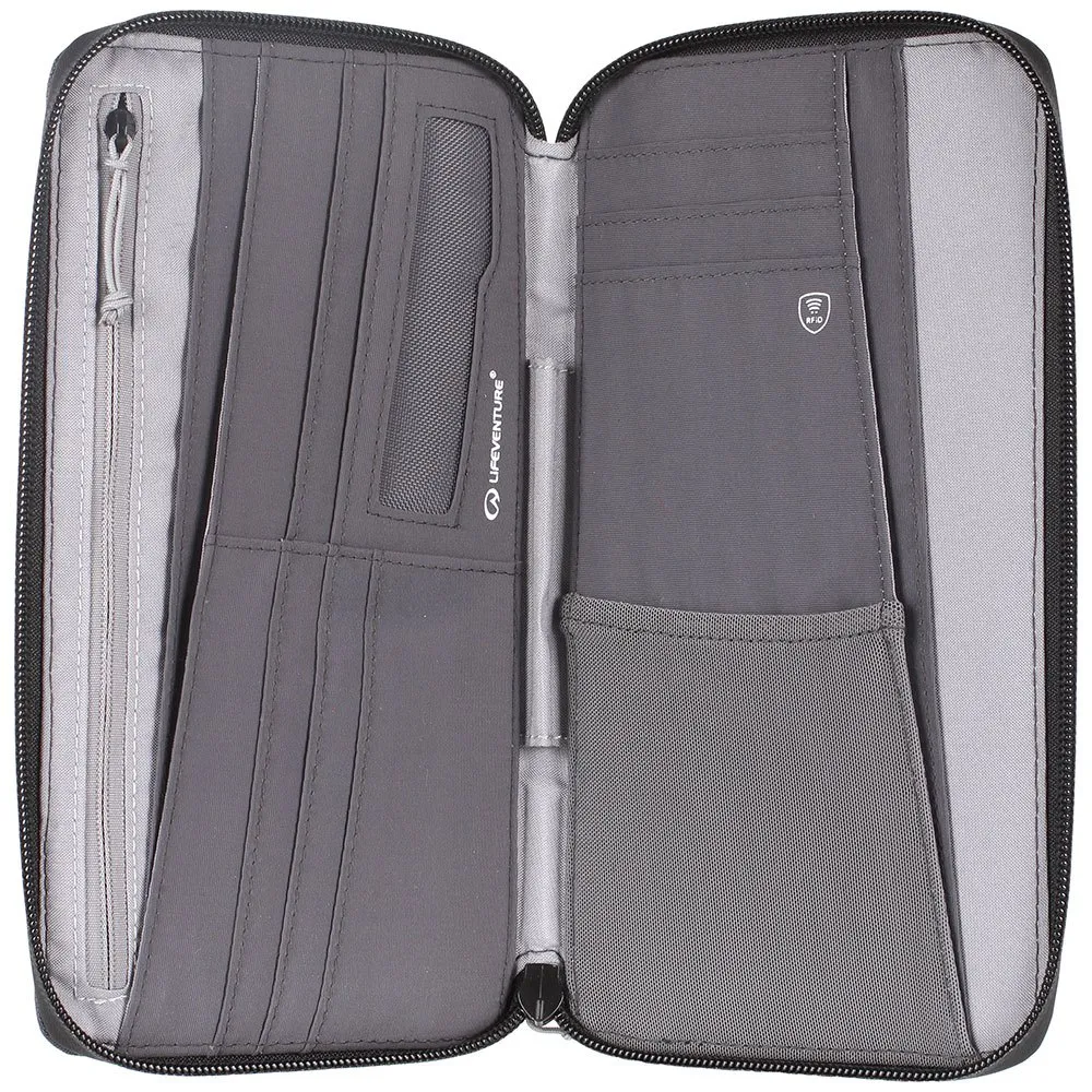 Lifeventure Rfid Travel Lommebok, Grey, One Size Lifeventure Rfid Travel Lommebok, Grey, One Size