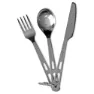 Lifeventure Titan Bestikksett, Steel, One Size