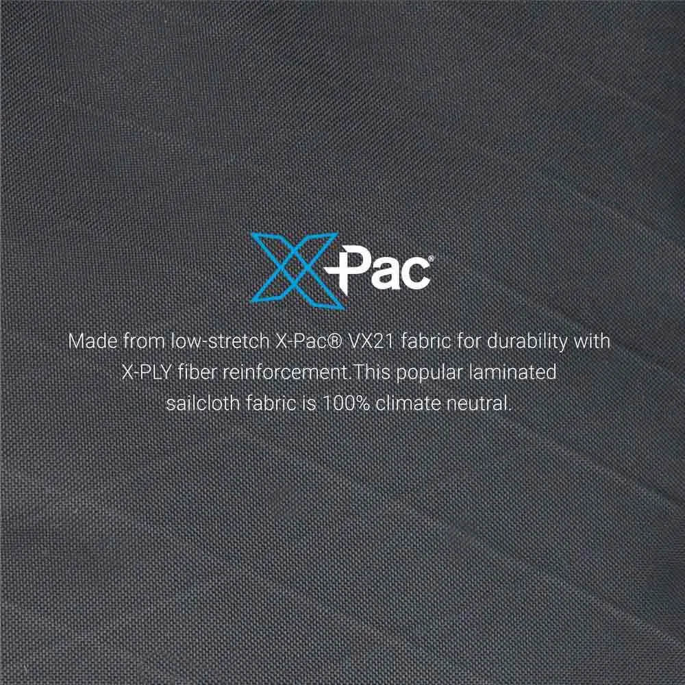 Lifeventure X-pac Bi-fold Lommebok, Black