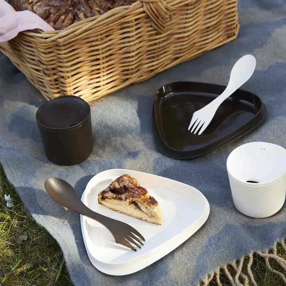 Light My Fire Biologisk Nedbrytbart Pikniksett For 2, Cocoa / cream, One Size