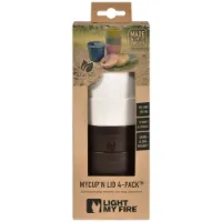 Light My Fire Mycup´n Lid Kort 4-pakning 250ml Light My Fire Mycup´n Lid Kort 4-pakning 250ml