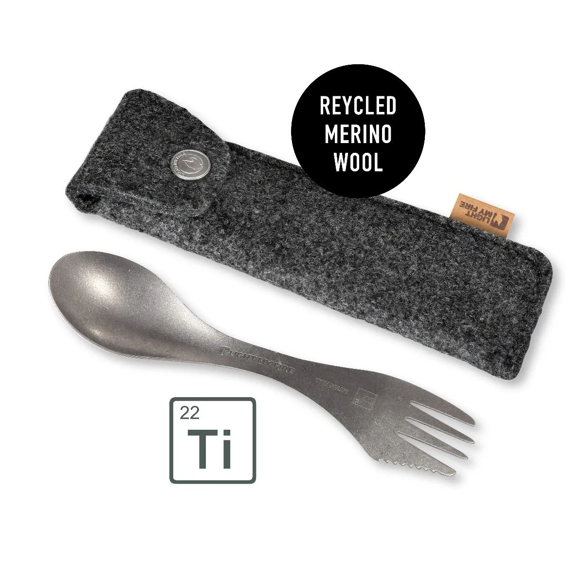 Light My Fire Spork Kit, Titanium, One Size Light My Fire Spork Kit, Titanium, One Size