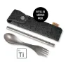 Light My Fire Spork´n Straw Kit Titanium, Titanium, One Size