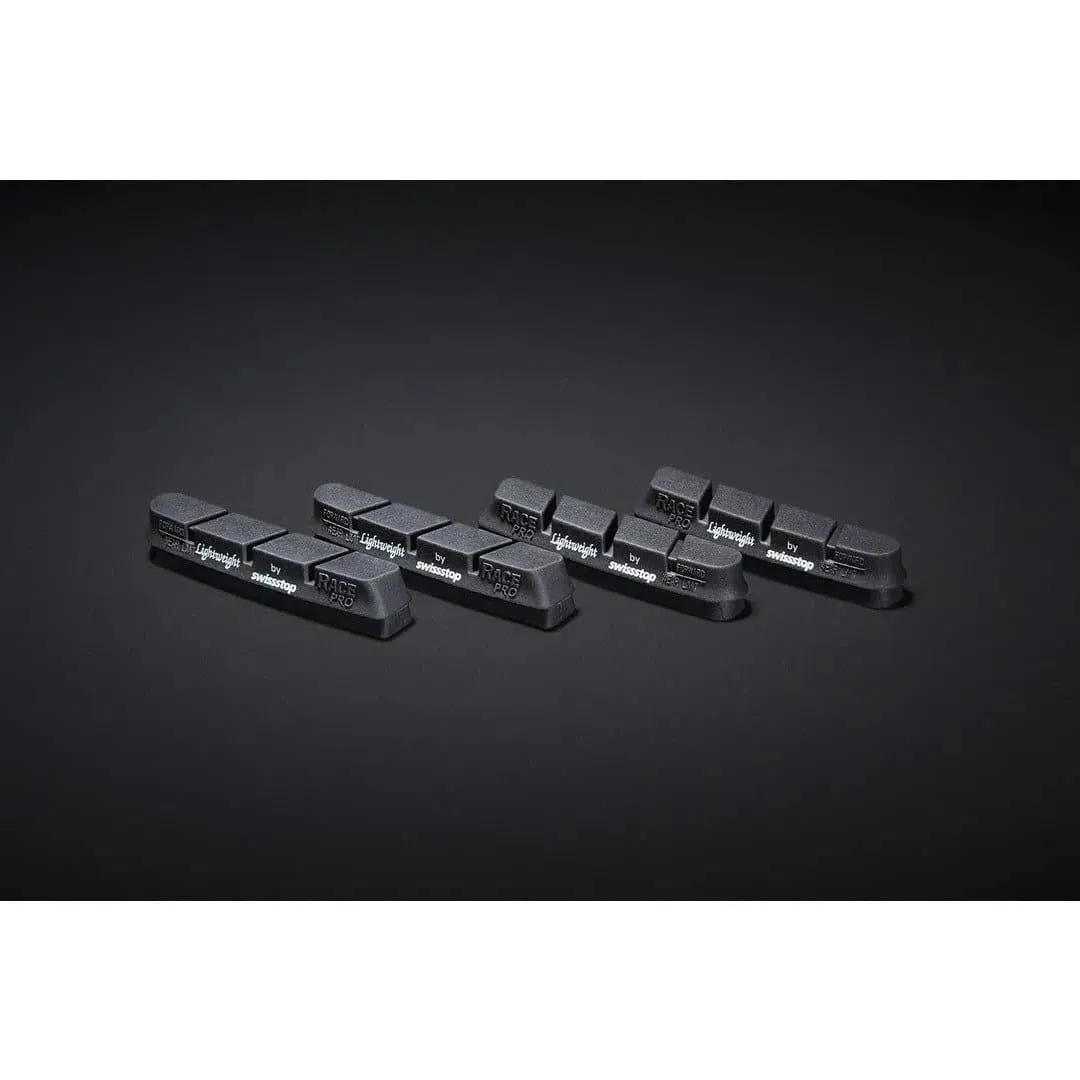 Lightweight brake pads 4 pieces, Carbon black