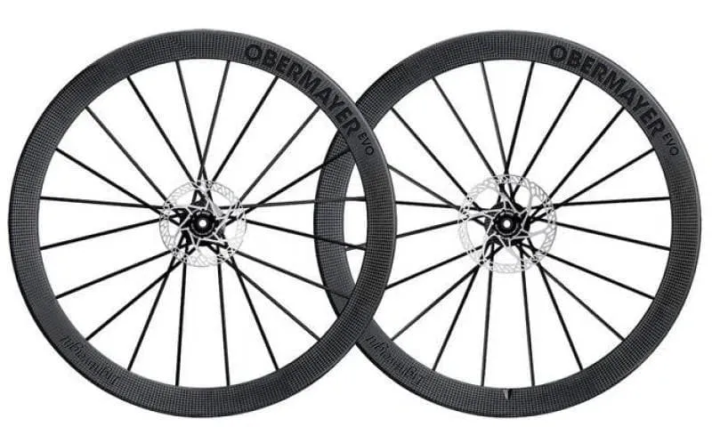 Lightweight Wheelset Obermayer Schwarz Disc Clincher SRAM, Black carbon Lightweight Wheelset Obermayer Schwarz Disc Clincher SRAM, Black carbon