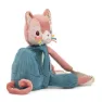 Lilliputiens Jeanne Katten Myk Ryggsekk, Multicolor