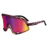Limar Kosmos Polariserte Solbriller, Jungle matte black amaranth, Yellow Red Purple Mirror/CAT3