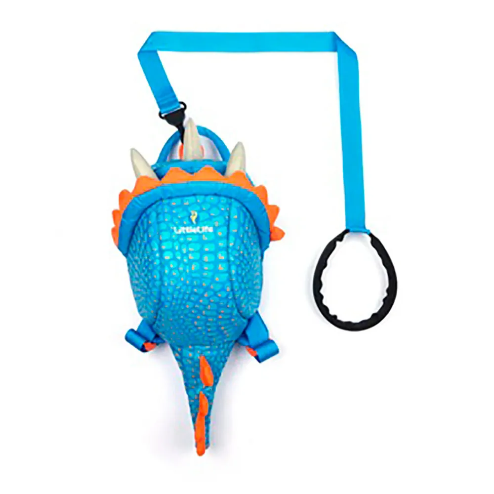 Littlelife Triceratops 2l Junior-ryggsekk, Blue / orange