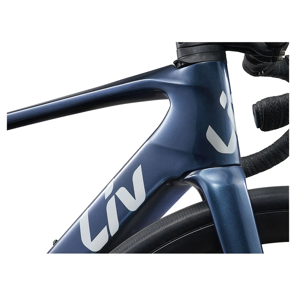 Liv Avail Advanced E+ Elite 1 Syncdrive Move+ Force Axs 2025 Elektrisk Landeveissykkel, Ice age, S, 400Wh, Elsykkel Liv Avail Advanced E+ Elite 1 Syncdrive Move+ Force Axs 2025 Elektrisk Landeveissykkel, Ice age, S, 400Wh, Elsykkel