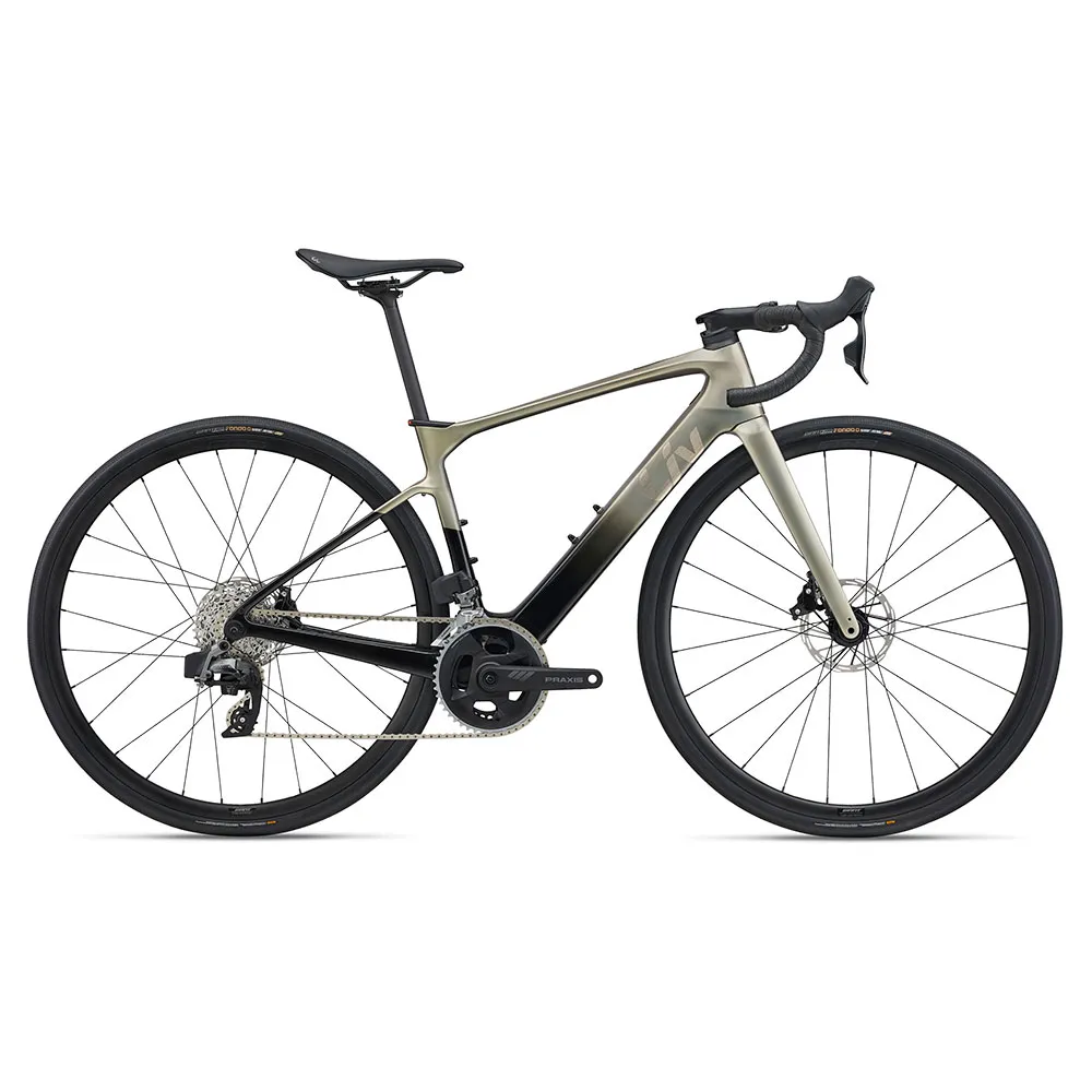 Liv Avail Advanced E+ Elite 2 Syncdrive Move+ Rival Etap Axs 2025 Elektrisk Landeveissykkel, Golden haze, S, 400Wh, Elsykkel Liv Avail Advanced E+ Elite 2 Syncdrive Move+ Rival Etap Axs 2025 Elektrisk Landeveissykkel, Golden haze, S, 400Wh, Elsykkel