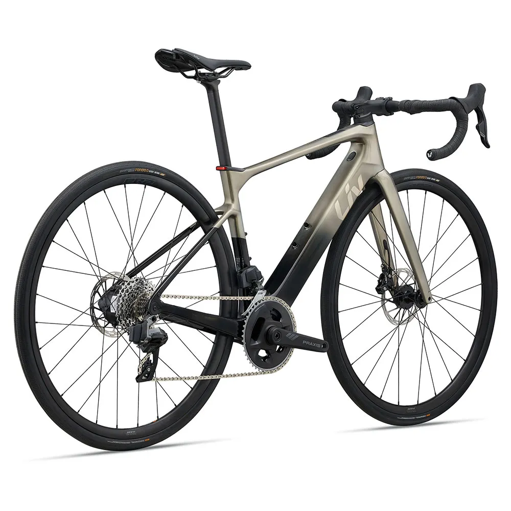Liv Avail Advanced E+ Elite 2 Syncdrive Move+ Rival Etap Axs 2025 Elektrisk Landeveissykkel, Golden haze, S, 400Wh, Elsykkel Liv Avail Advanced E+ Elite 2 Syncdrive Move+ Rival Etap Axs 2025 Elektrisk Landeveissykkel, Golden haze, S, 400Wh, Elsykkel