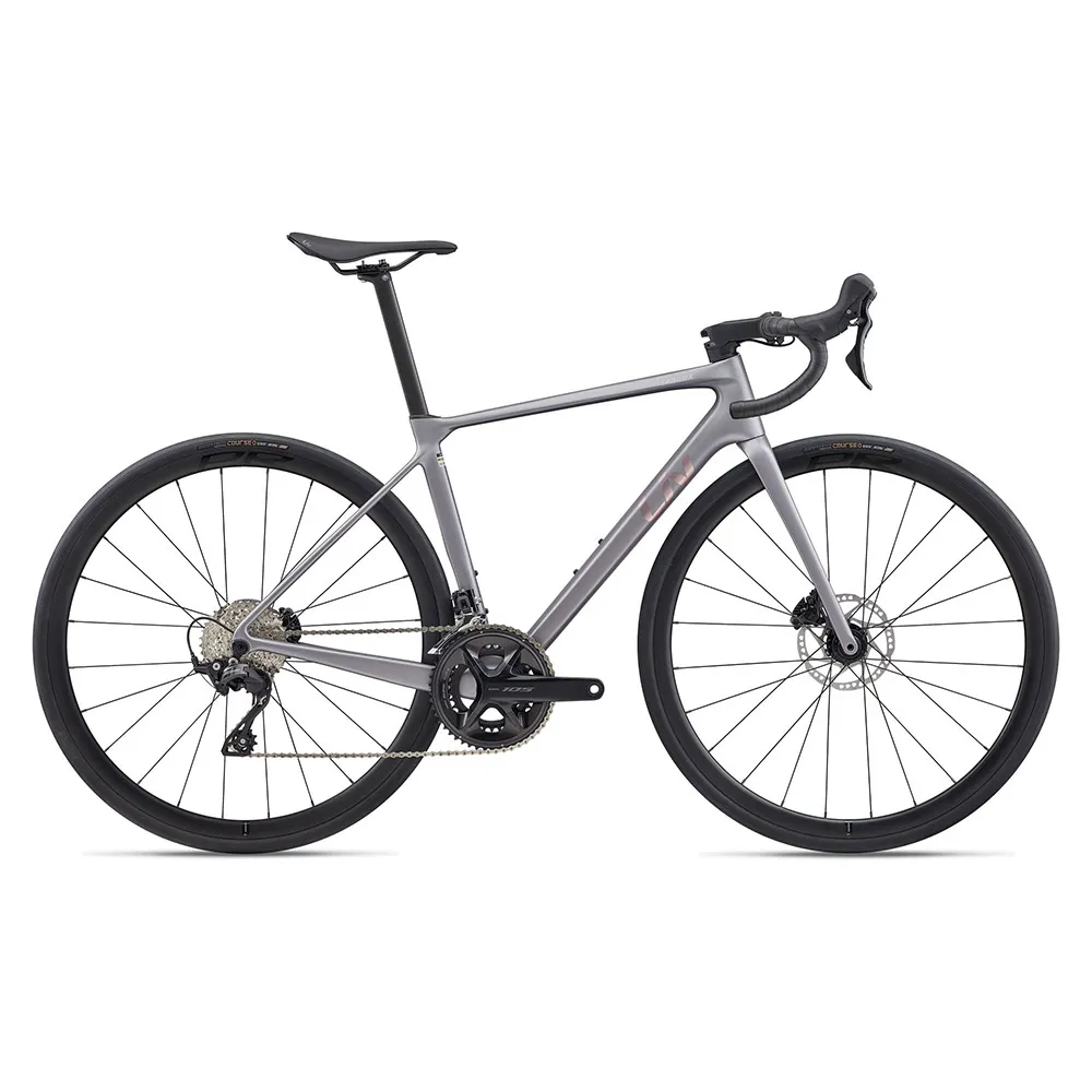Liv Langma Advanced 2 Pro Compact 105 2026 Landeveissykkel, Native grey