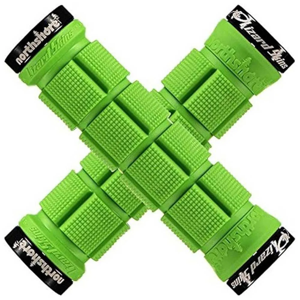 Lizard Northshore Lock-on Håndtak, Lime, 130mm