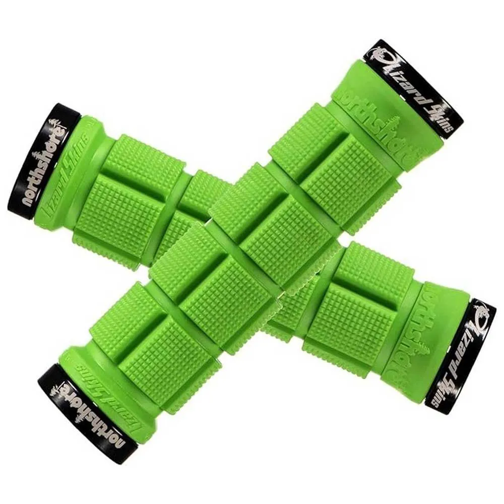Lizard Northshore Lock-on Håndtak, Lime, 130mm
