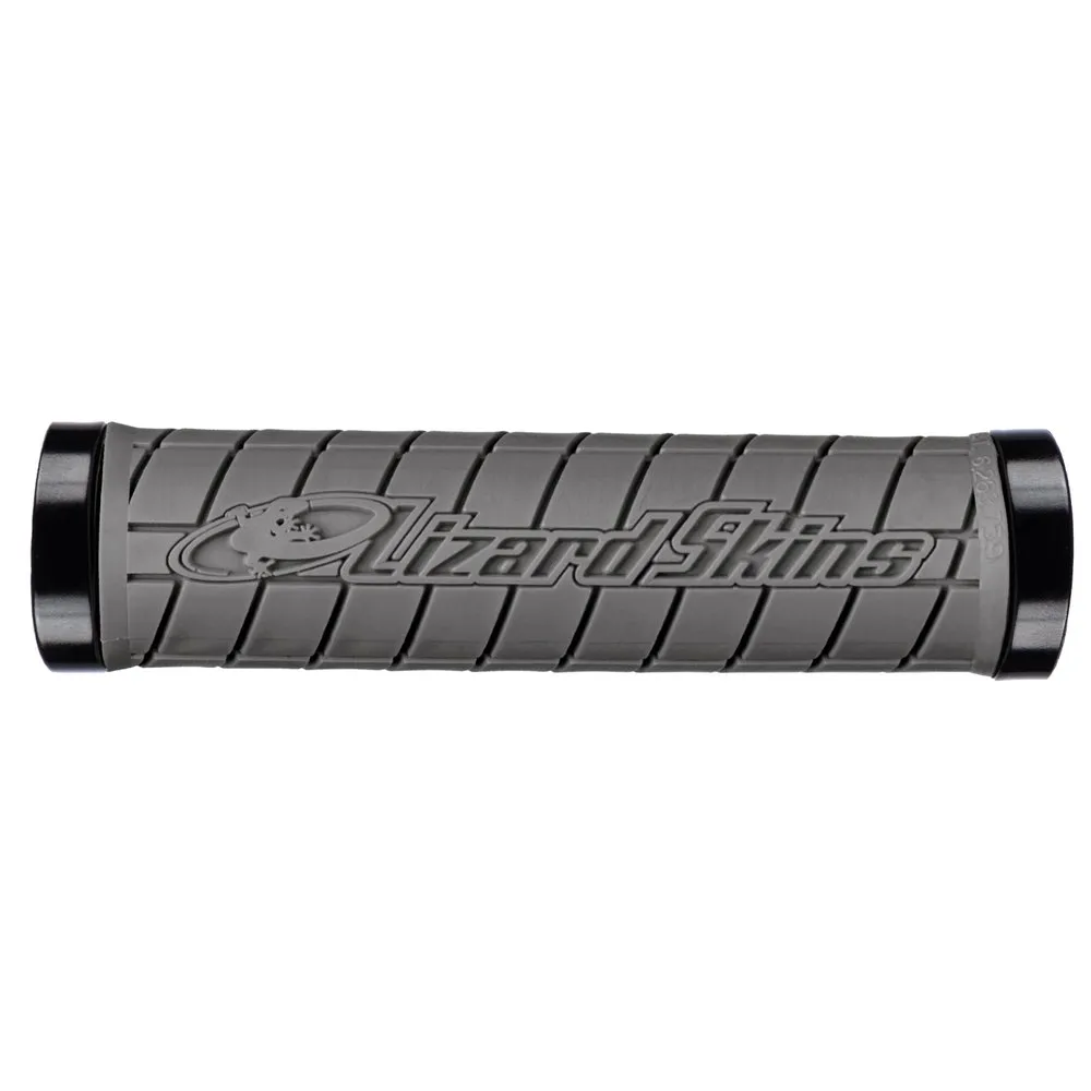 Lizard Skins Dual Lock-on Logo Håndtak, Grey, One Size