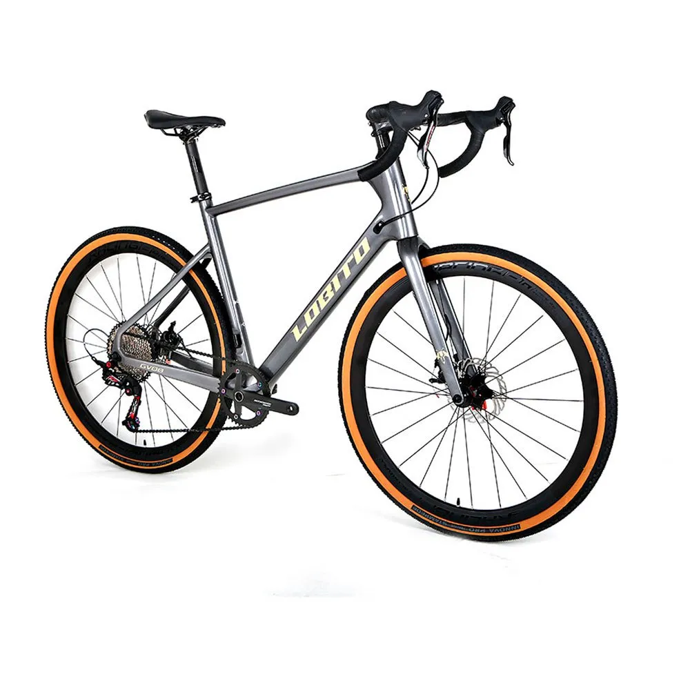 Lobito Gv08 Retrospec 2023 Grussykkel, Brilliant grey, Gravel sykkel Lobito Gv08 Retrospec 2023 Grussykkel, Brilliant grey, Gravel sykkel