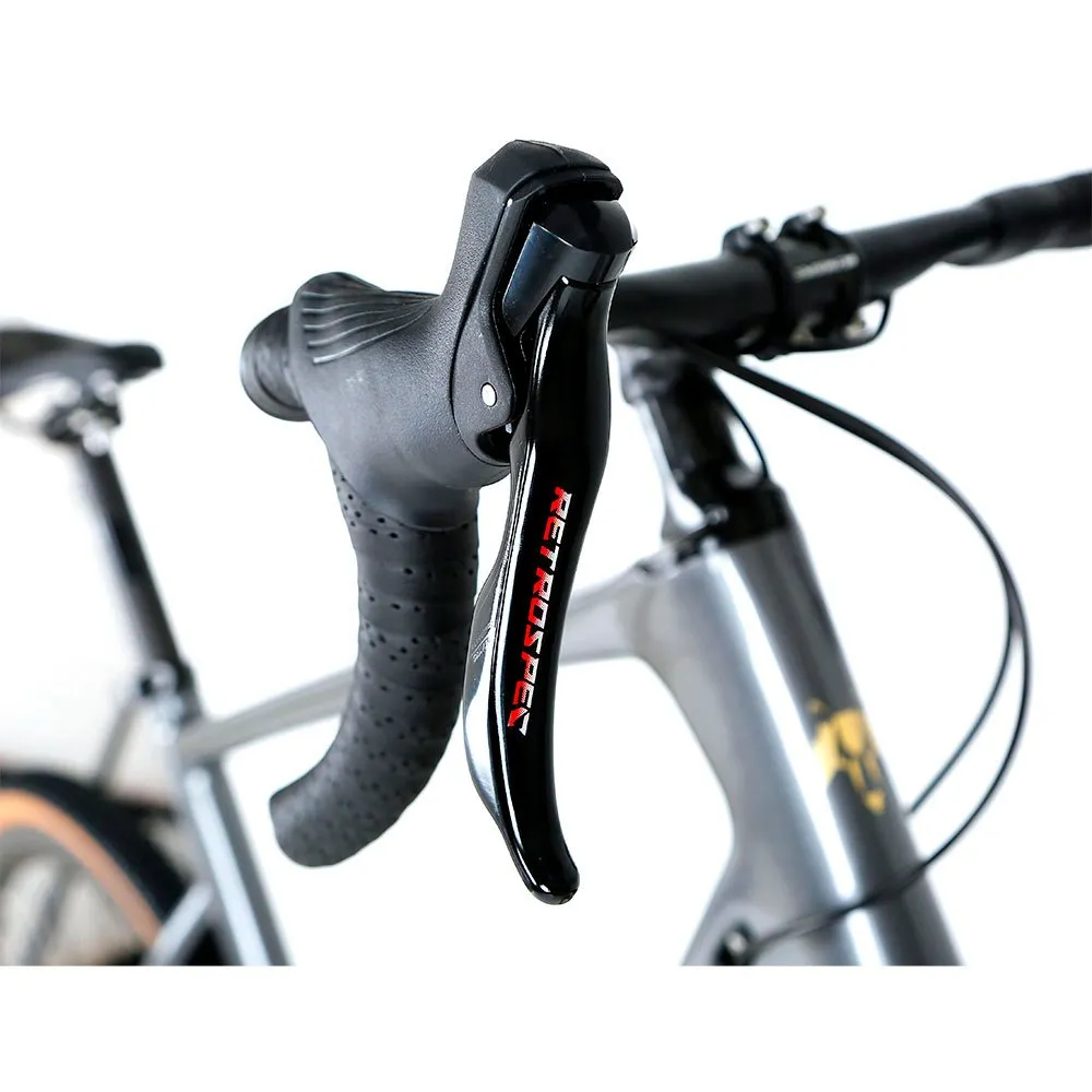 Lobito Gv08 Retrospec 2023 Grussykkel, Brilliant grey, Gravel sykkel Lobito Gv08 Retrospec 2023 Grussykkel, Brilliant grey, Gravel sykkel