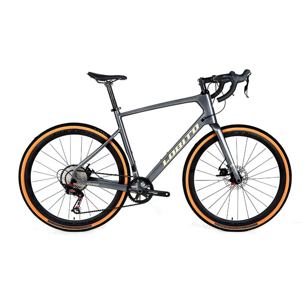 Lobito Gv08 Retrospec 2023 Grussykkel, Brilliant grey, Gravel sykkel Lobito Gv08 Retrospec 2023 Grussykkel, Brilliant grey, Gravel sykkel