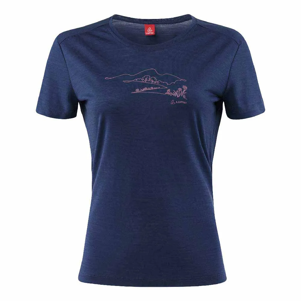 Löffler Country Merino-tencel Kortarmet T-skjorte