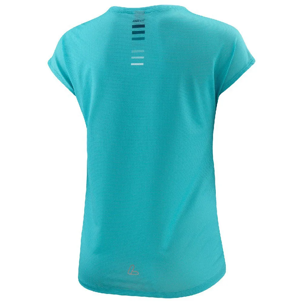 Löffler Finestone Kortarmet T-skjorte, Aquamarine