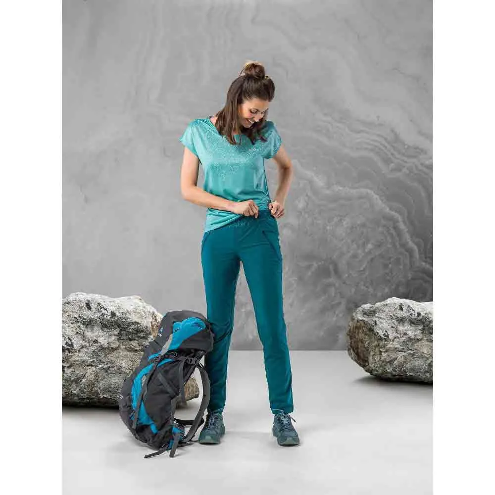 Löffler Finestone Kortarmet T-skjorte, Aquamarine