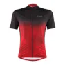 Löffler Full Zip Dome Kort Ermet Trøye, Red, 50