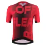 Löffler Full Zip Signature Mid Kort Ermet Trøye, Red
