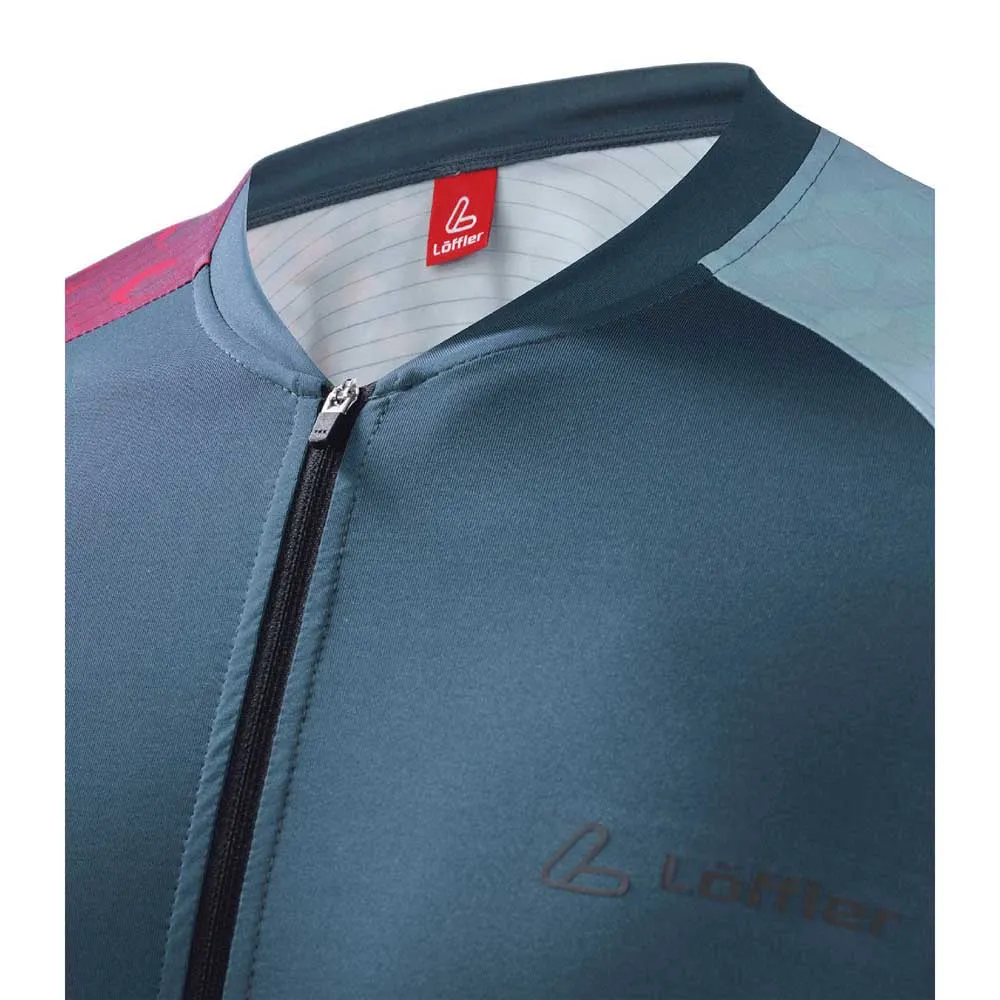 Löffler Full Zip Statement Glam Kort Ermet Trøye Löffler Full Zip Statement Glam Kort Ermet Trøye