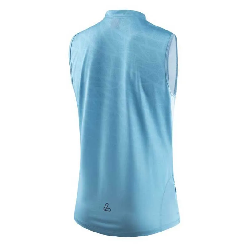 Löffler Half Zip Cutina Ermeløs Sykkeltrøye, Blue bay, XL Löffler Half Zip Cutina Ermeløs Sykkeltrøye, Blue bay, XL