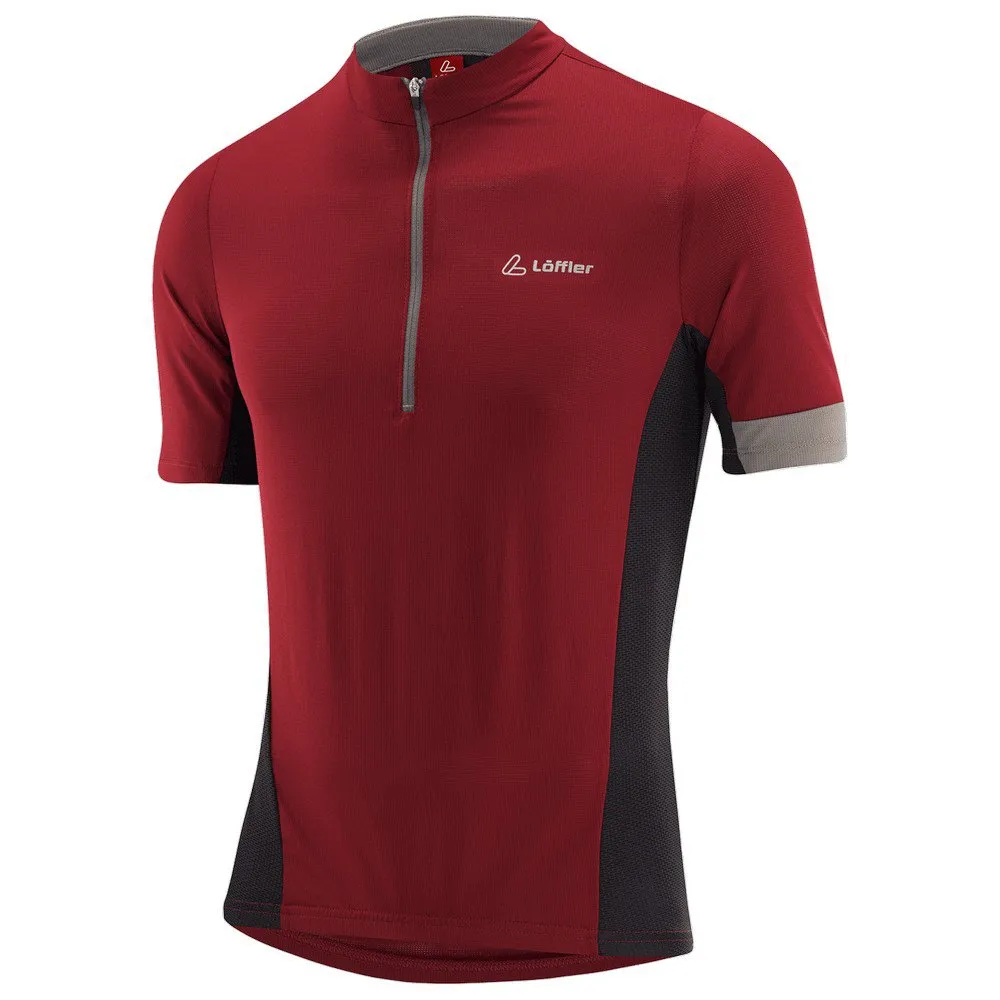 Löffler Pure Kort Ermet Trøye, Maroon, M Löffler Pure Kort Ermet Trøye, Maroon, M