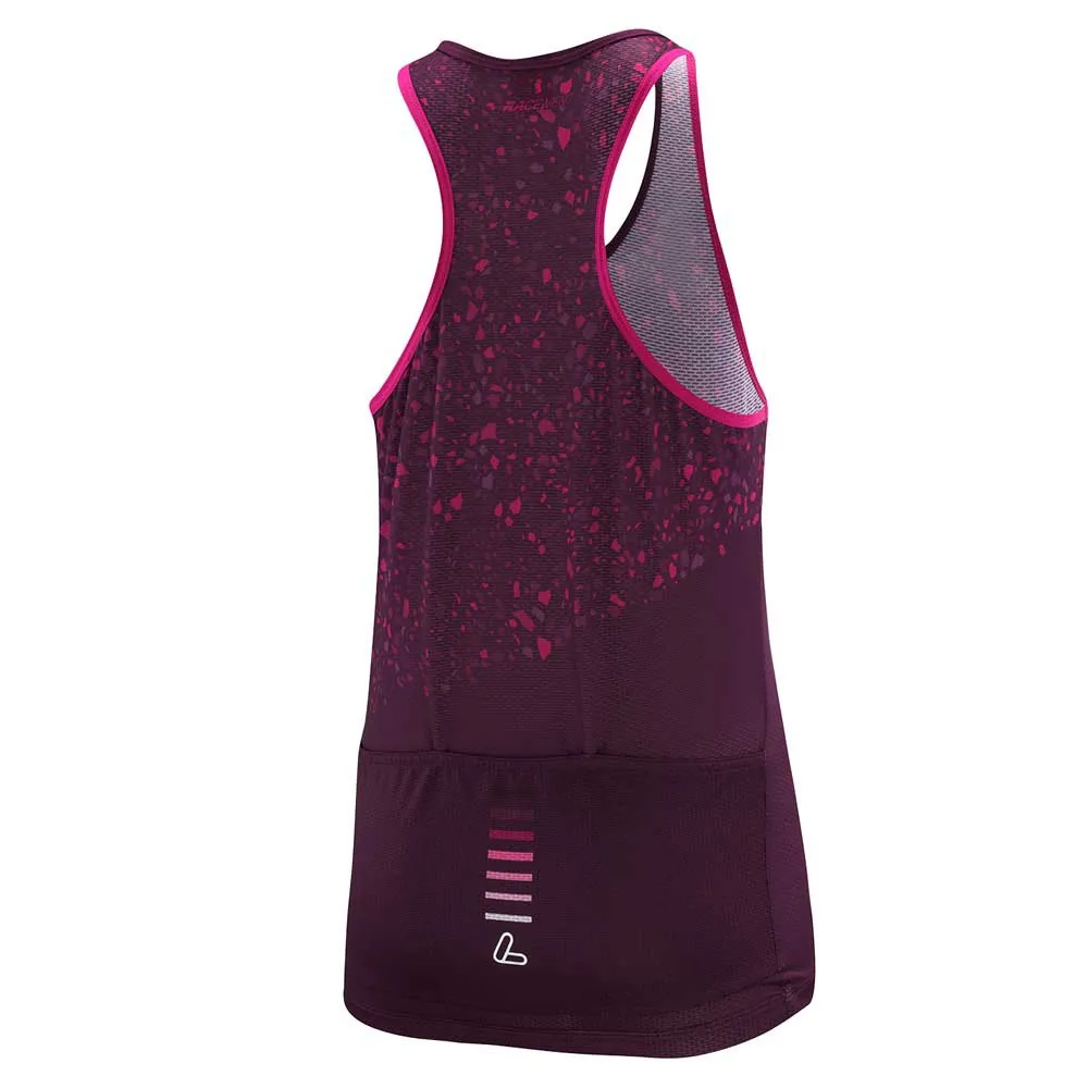 Löffler Racerback Top Vent Ermeløs T-skjorte, Amethyst, S