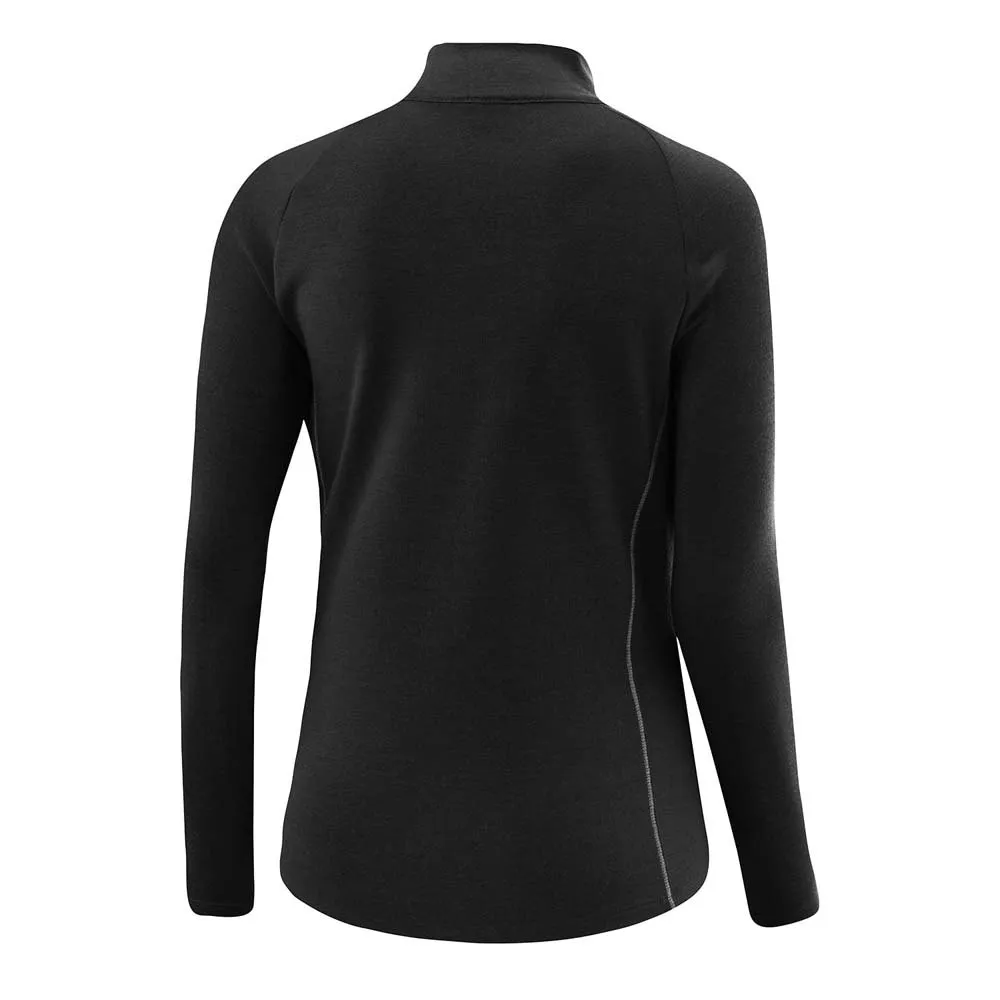 Löffler Transtex® Merino Halv Glidelås Langarmet T-skjorte