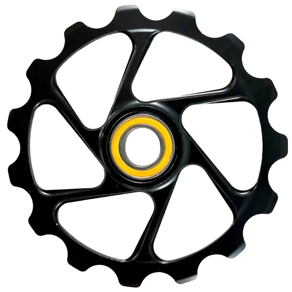 Lola 11s Ceramic Trinsehjulsett For Sykkel, Black, 15t