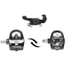 Look Dual Delta Spd Sykkelpedaler, Black, One Size