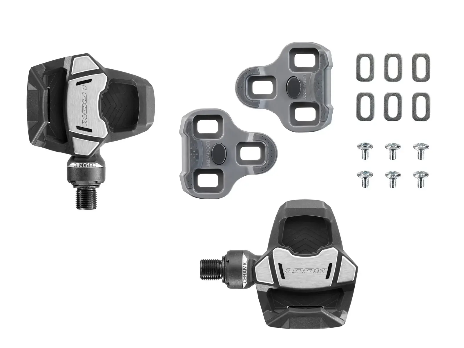 Look Keo Blade Ceramic Pedaler, Black / grey, One Size