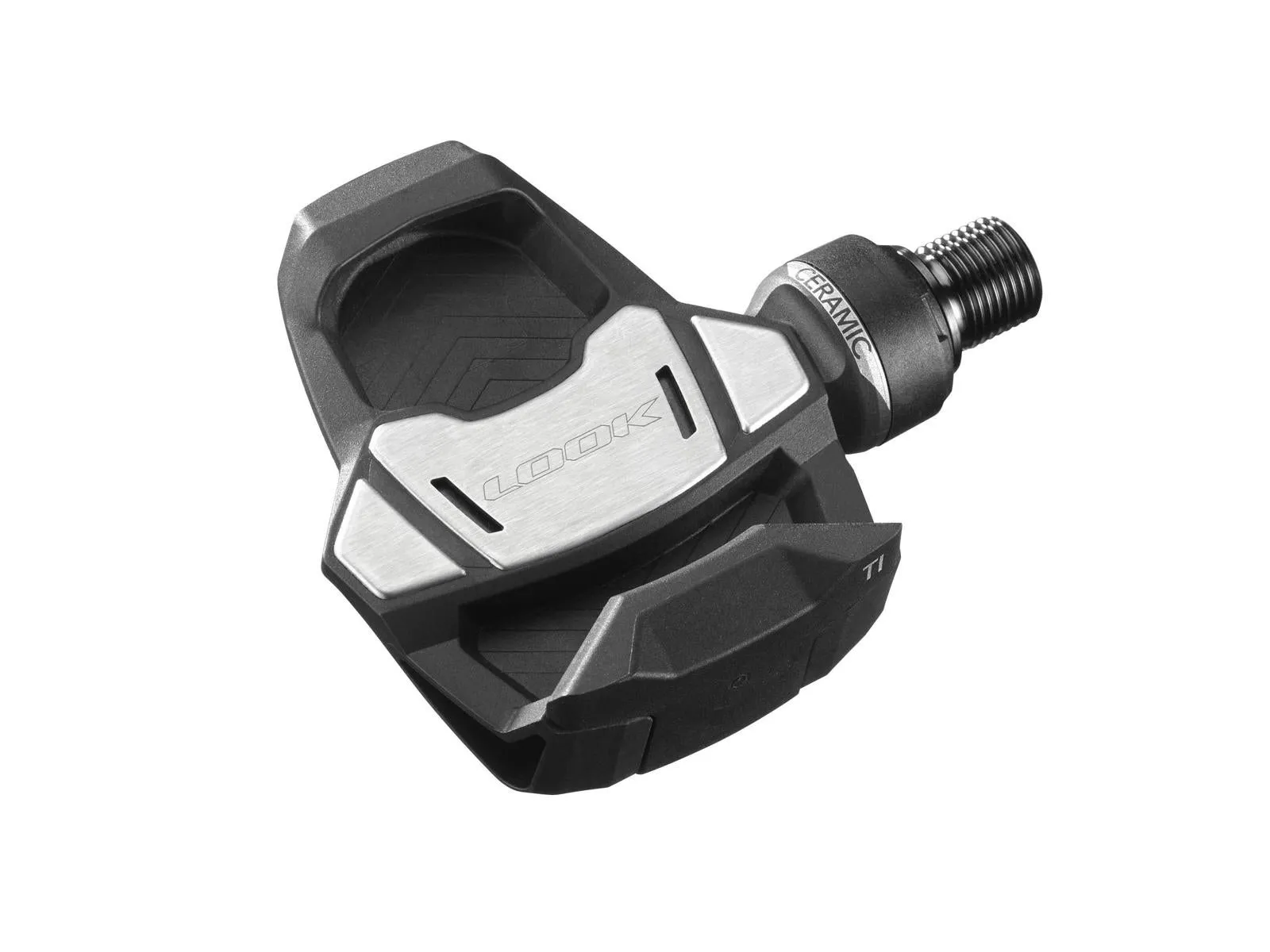 Look Keo Blade Ti Ceramic Sykkelpedaler, Black / grey, One Size