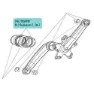Look Lagersats For Zed 2/3, Red, 5 Units