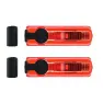 Look Vision Geotrekking Sykkellyktesett 2 Enheter, Orange, One Size