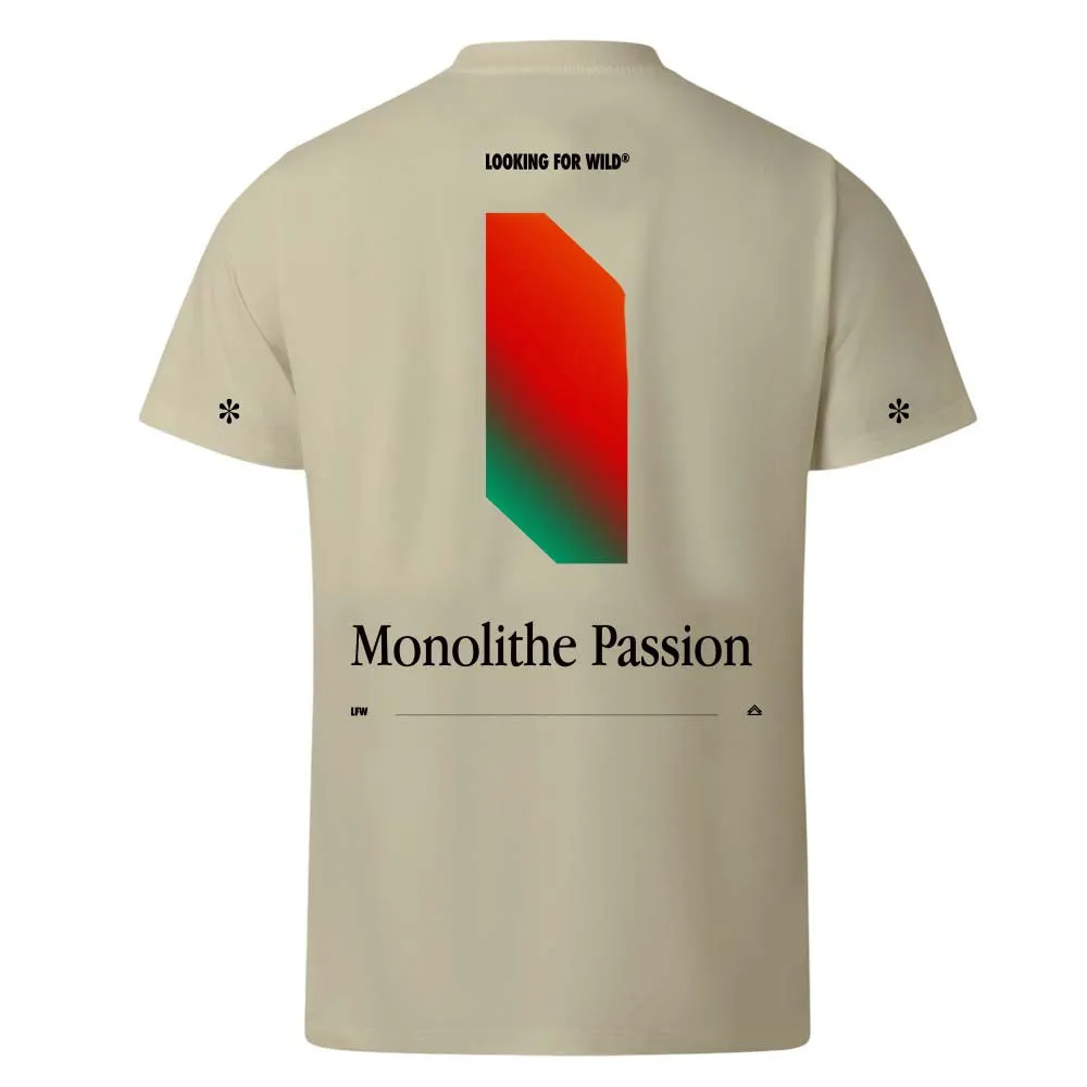 LOOKING FOR WILD Monolithe Kortarmet T-skjorte, Cloud cream
