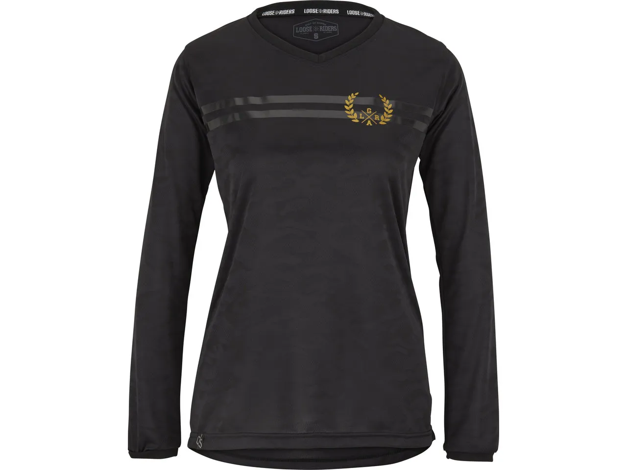 Loose Riders C/S Damen LS Trikot, Svart