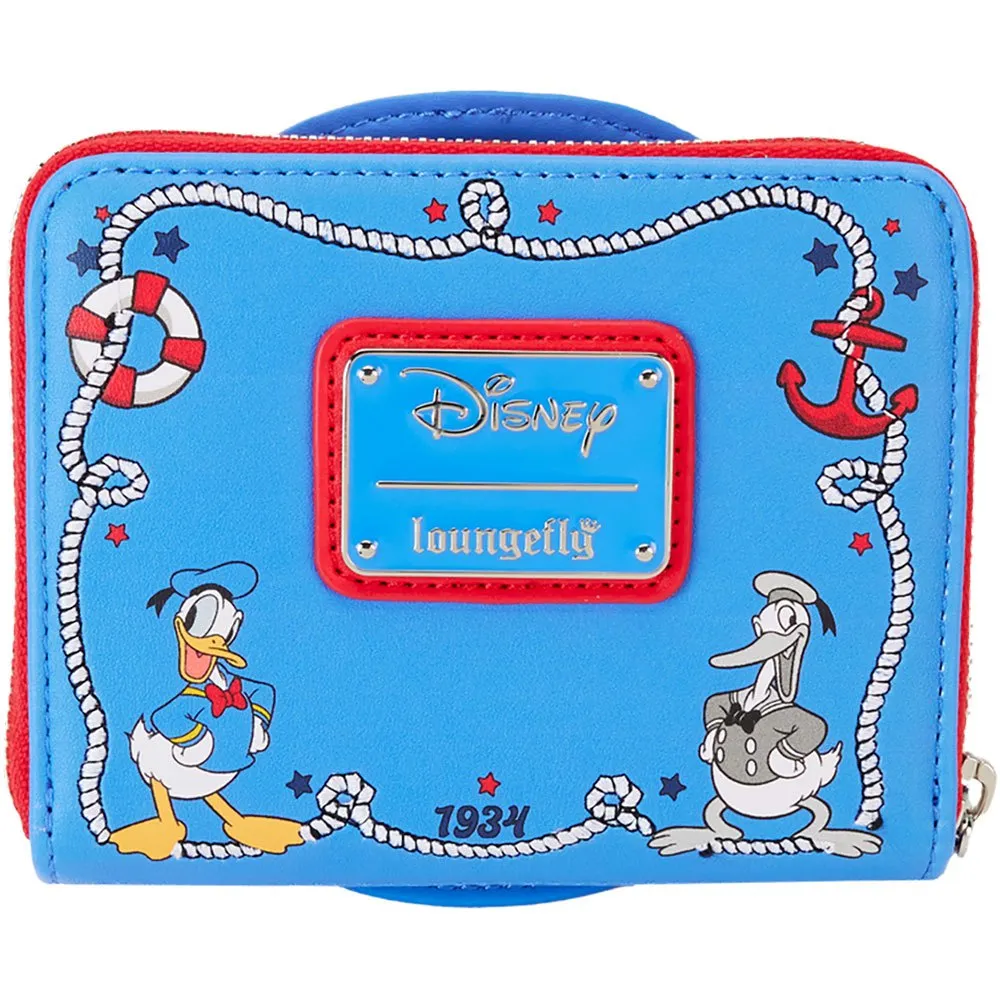 Loungefly Donald Duck 90-årsjubileumslommebok, Multicolor, One Size Loungefly Donald Duck 90-årsjubileumslommebok, Multicolor, One Size
