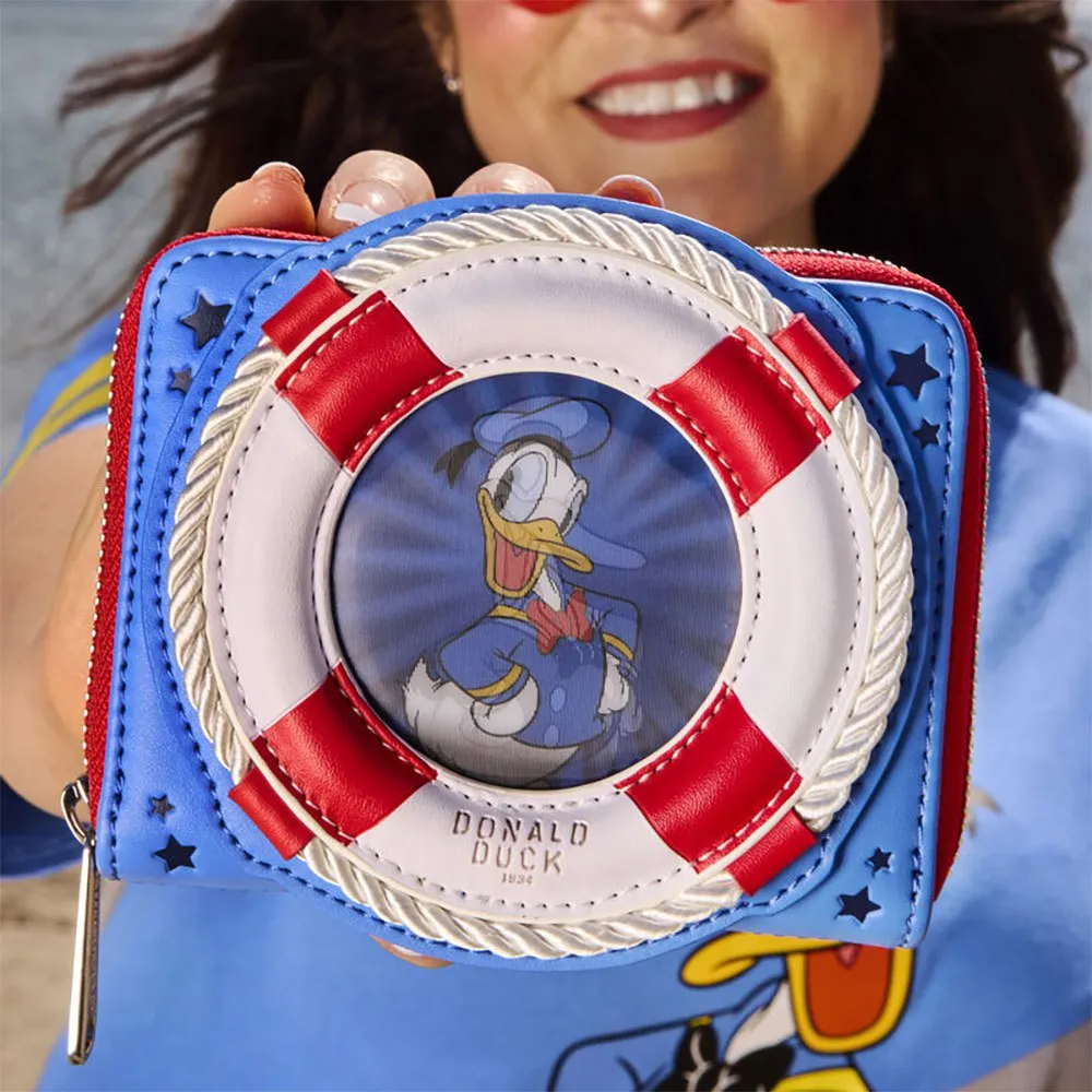 Loungefly Donald Duck 90-årsjubileumslommebok, Multicolor, One Size Loungefly Donald Duck 90-årsjubileumslommebok, Multicolor, One Size
